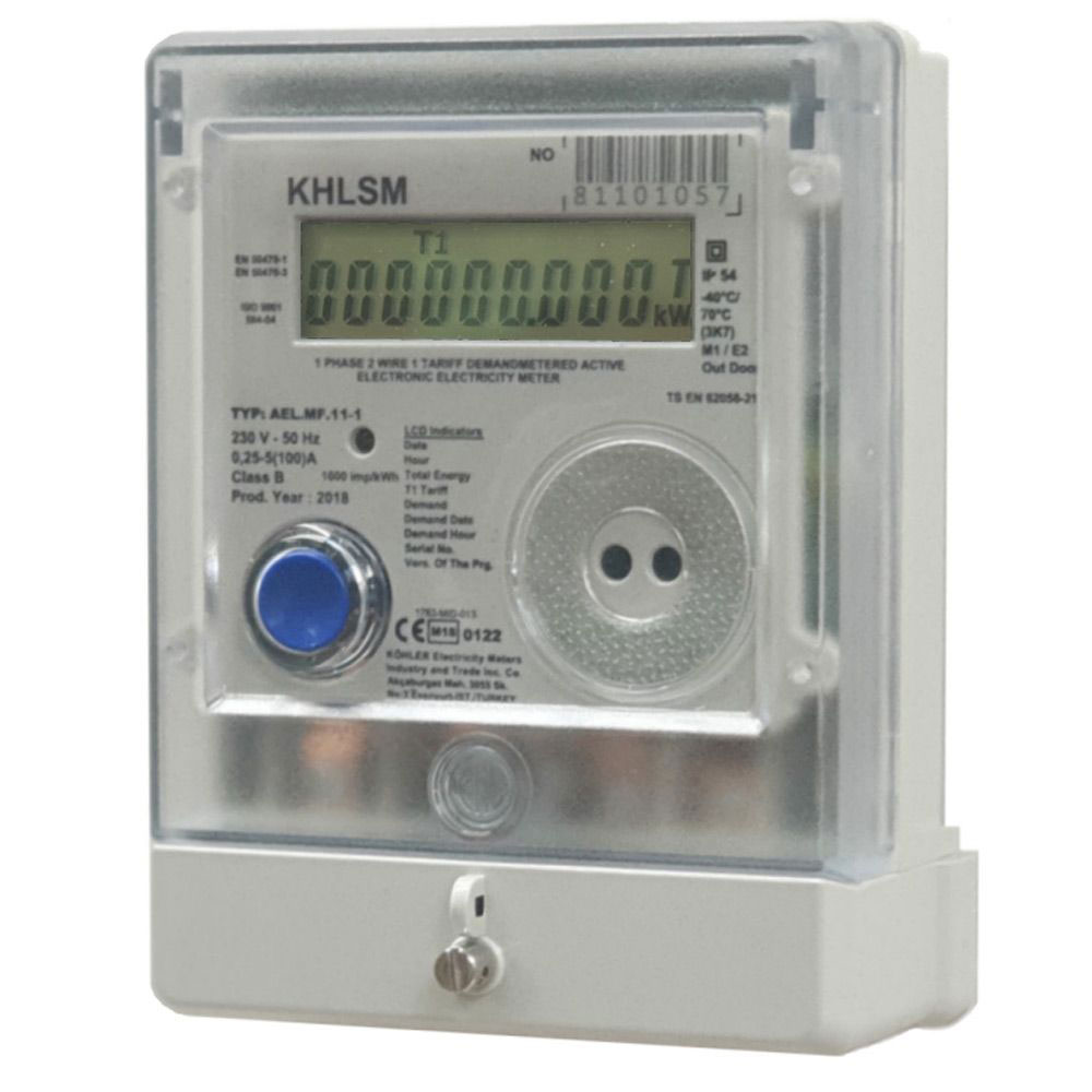 Image of 100A1P Electricity Credit Meter 100A Single Phase Electronic 230V
