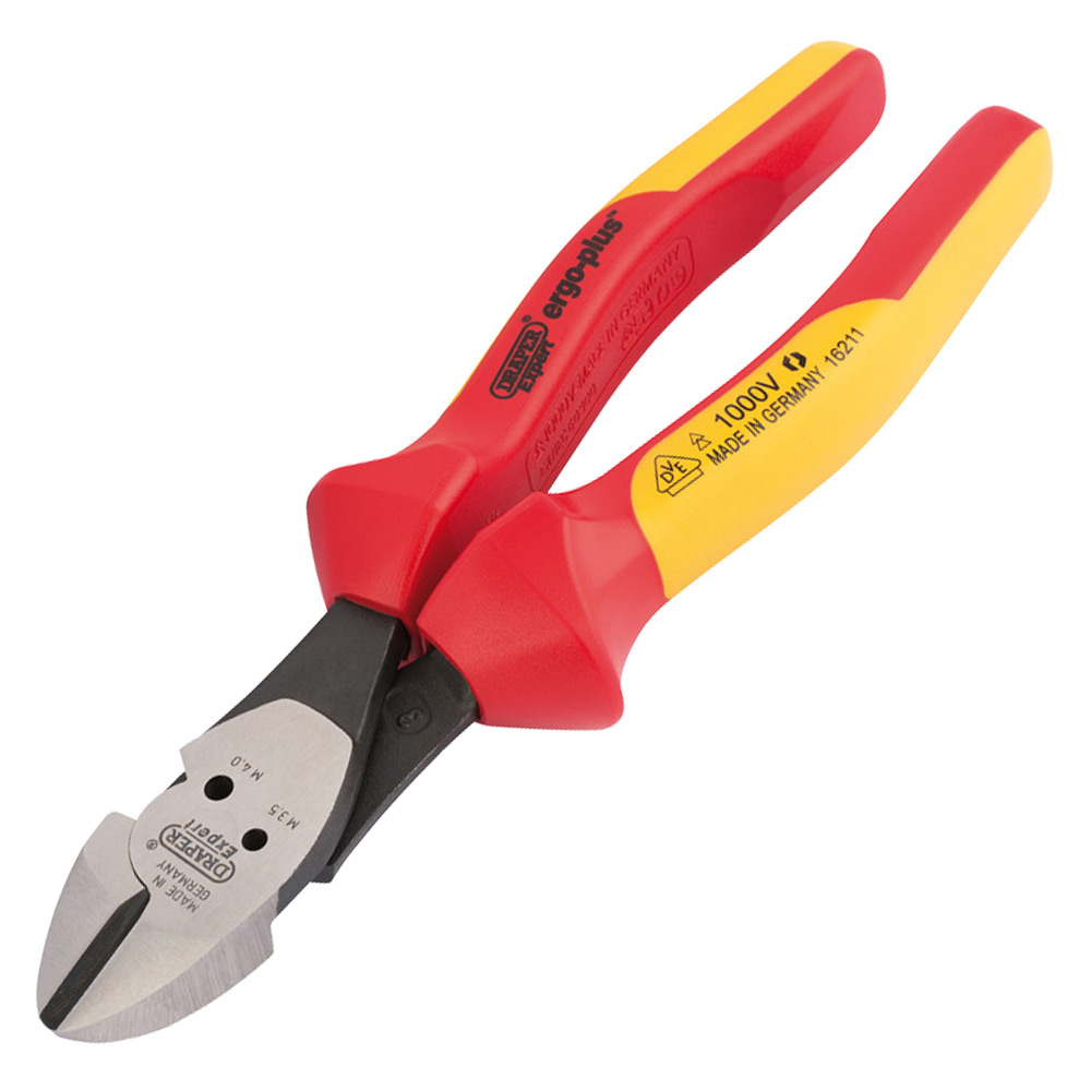 Image of Draper 16211 Side Cutters with Pattress Shears VDE Fully Insulated