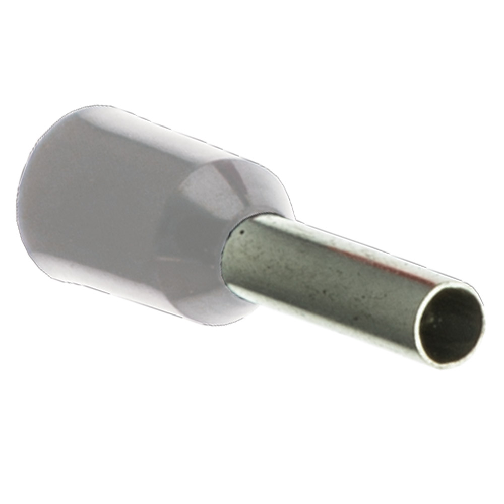 Image of SWA 2.5-8IBLF/T Insulated 2.5mm Grey Bootlace Ferrule 100 Pack