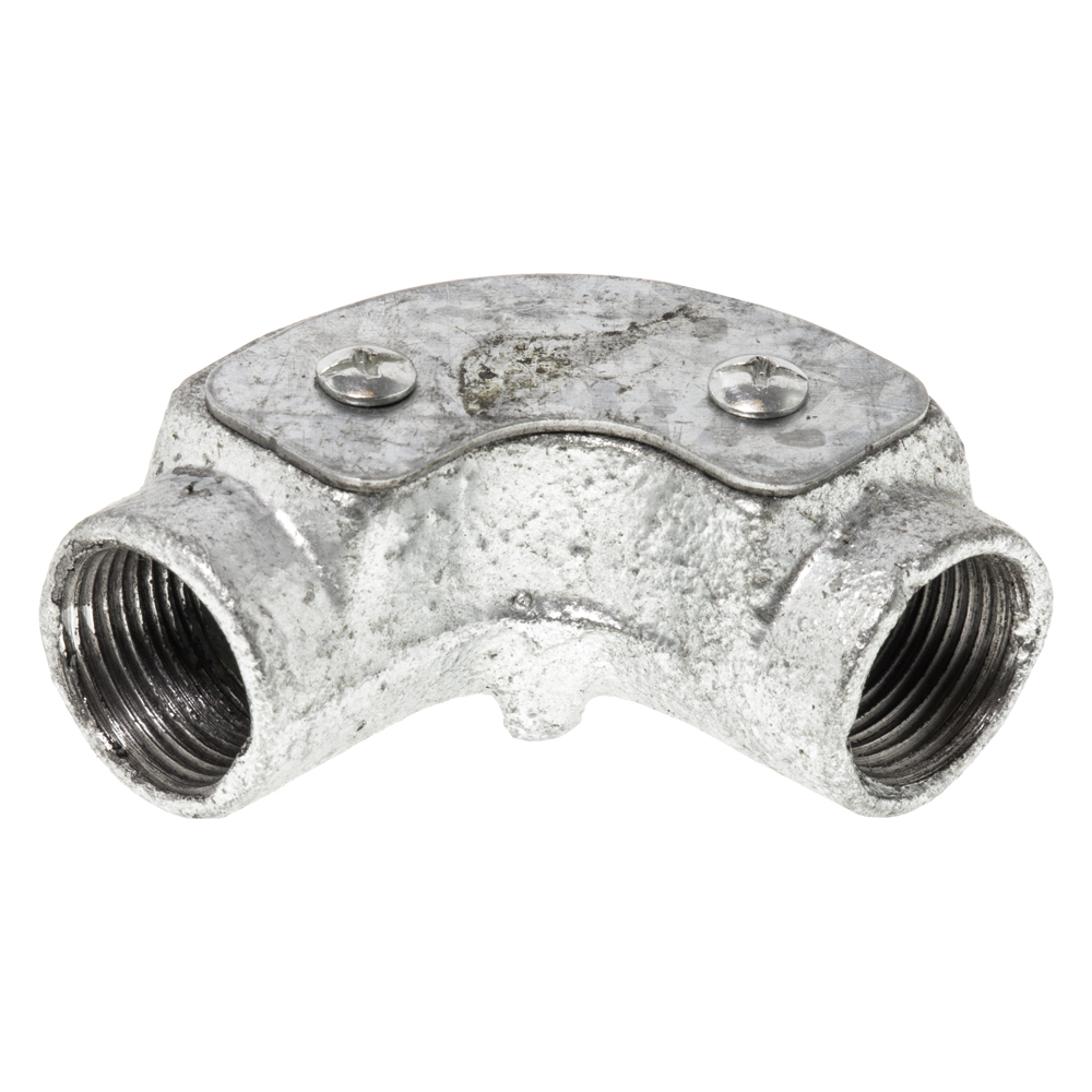 Image of 20mm Inspection Elbow Galvanised Conduit Accessory
