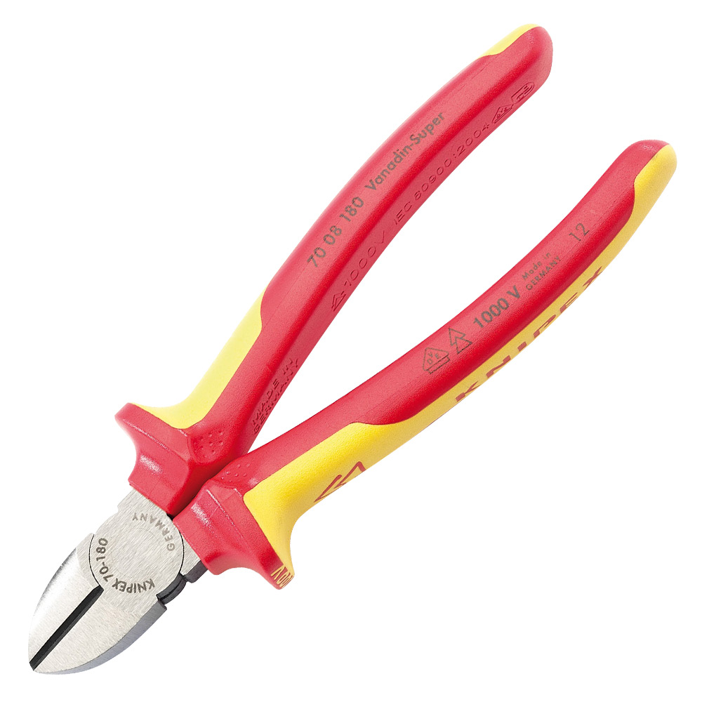 Image of Knipex 32021 Side Cutters 180mm VDE Fully Insulated