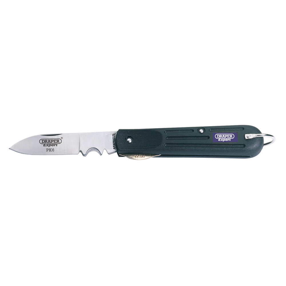 Image of Draper 66257 Electricians Pocket Knife for Wire Stripping