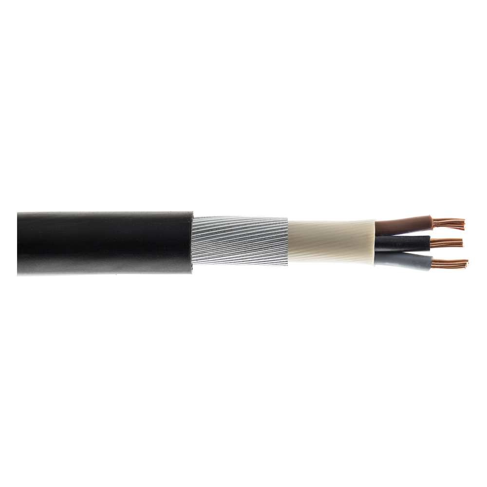 Image of 1.5mm 21A 6943LSH SWA 3 Core Armoured Cable XLPE LSZH BASEC 1M Cut Length