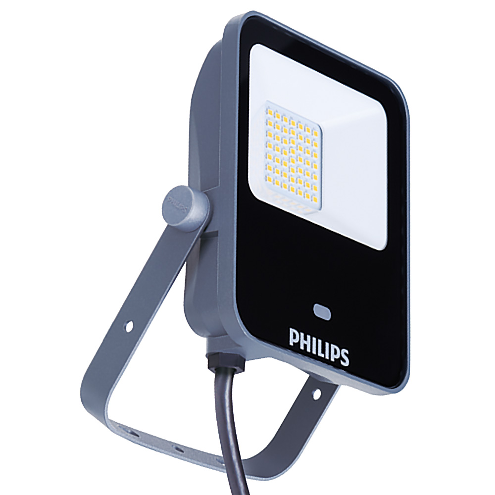 Image of Philips 10W LED Floodlight Microwave Sensor 10W 4000k Outdoor