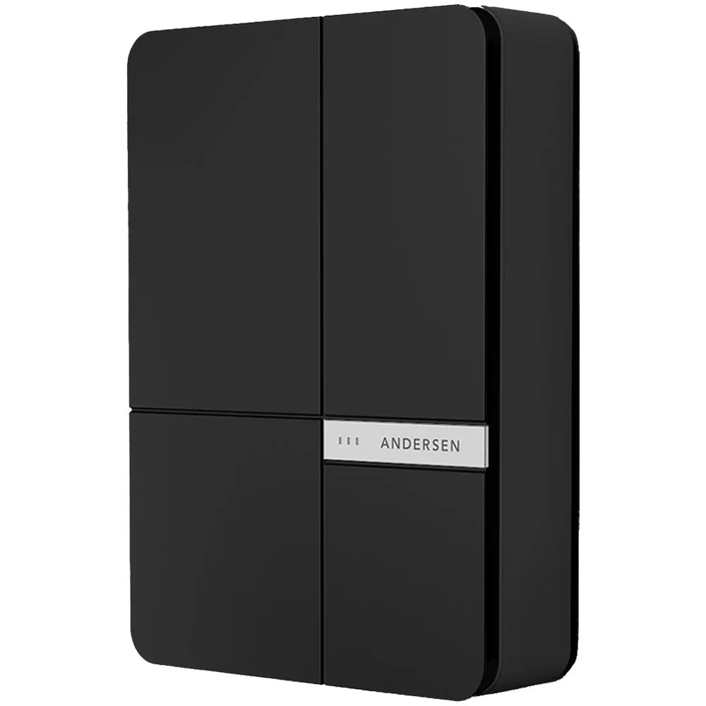 Andersen A2 EV Charger 22kW Tethered 6.5M Midnight Black