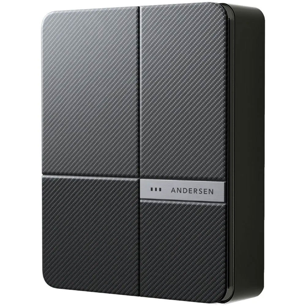 Andersen A2 EV Charger 22kW Tethered 6.5M Carbon and Midnight Black