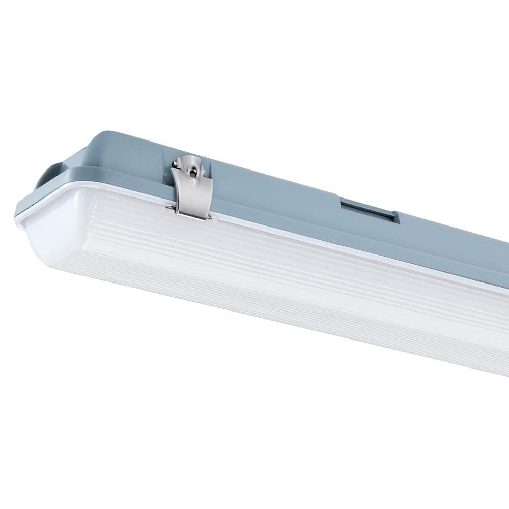 Image of Avenger LED 4ft Twin Weatherproof with Microwave 4300lm 37W 4000K IP65