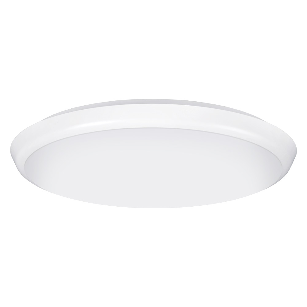 Image of Avenger LED Round Bulkhead with Microwave 300mm 1620lm 18W 4000K IP54 White Opal