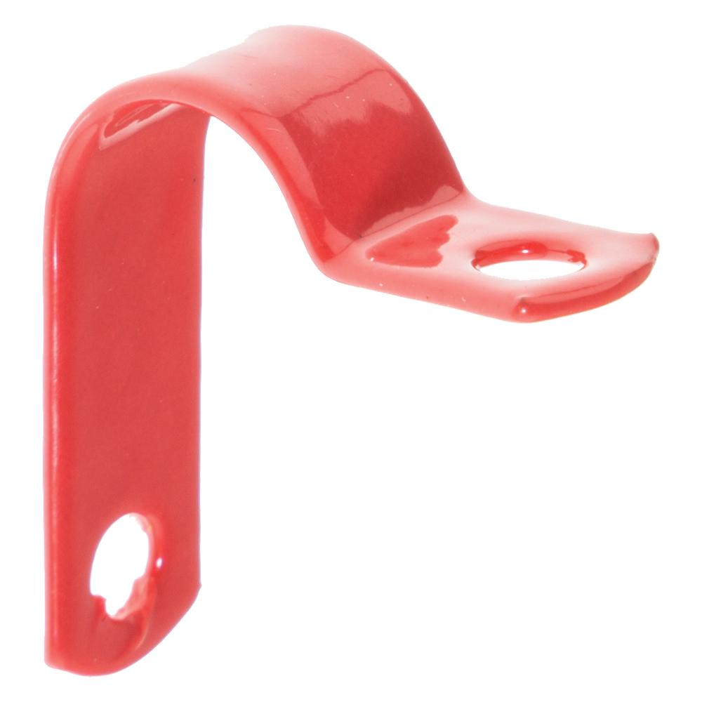 Image of Prysmian AP7 Red Cable Clip PVC LSOH Coated for FP200 Pack 100