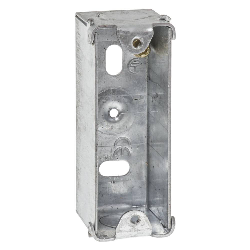 Image of Avenue Flush Metal Architrave Box 1 Gang 28mm Deep for a Single Switch