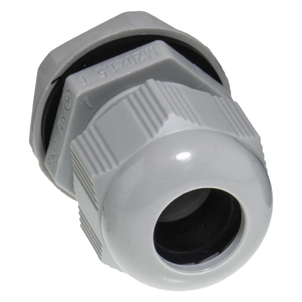 Image of Avenue Polyamide Cable Gland 16mm Black IP68 Each