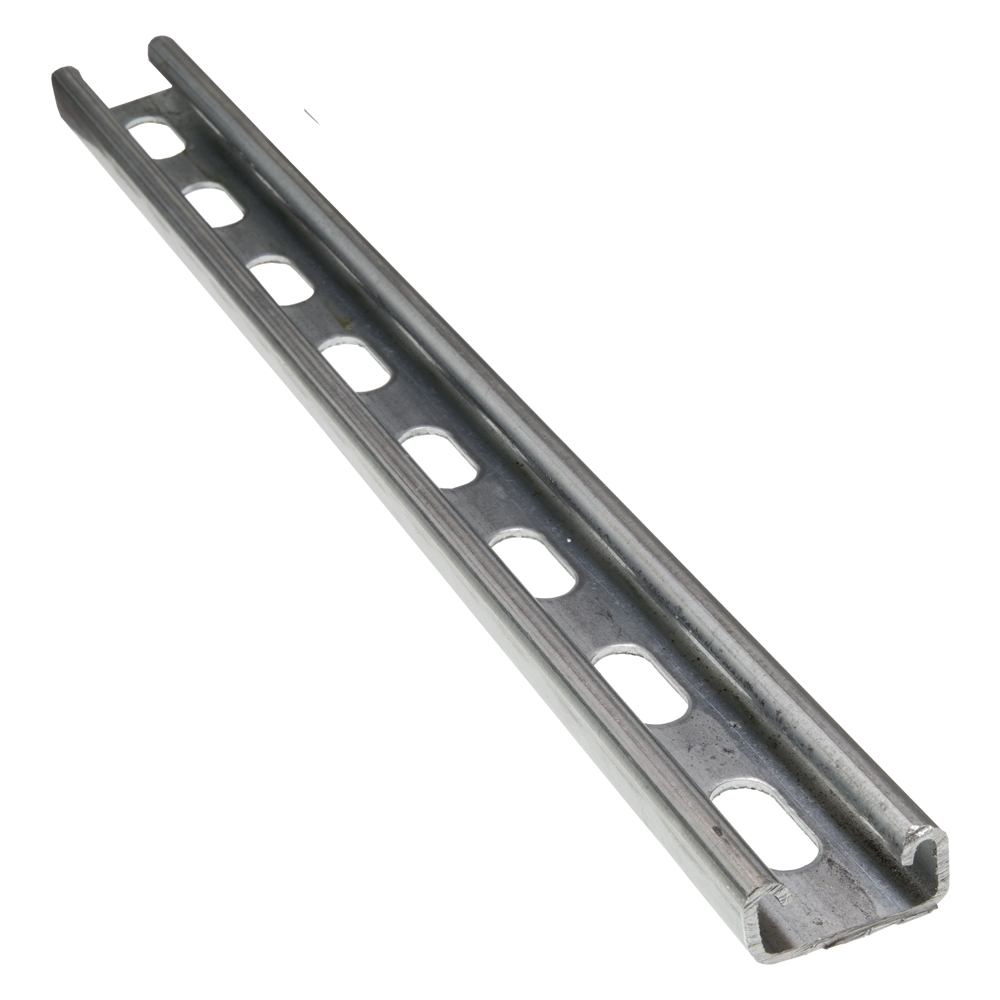 Image of Avenue Shallow Slotted Steel Channel 41x21mm Light Duty 3M