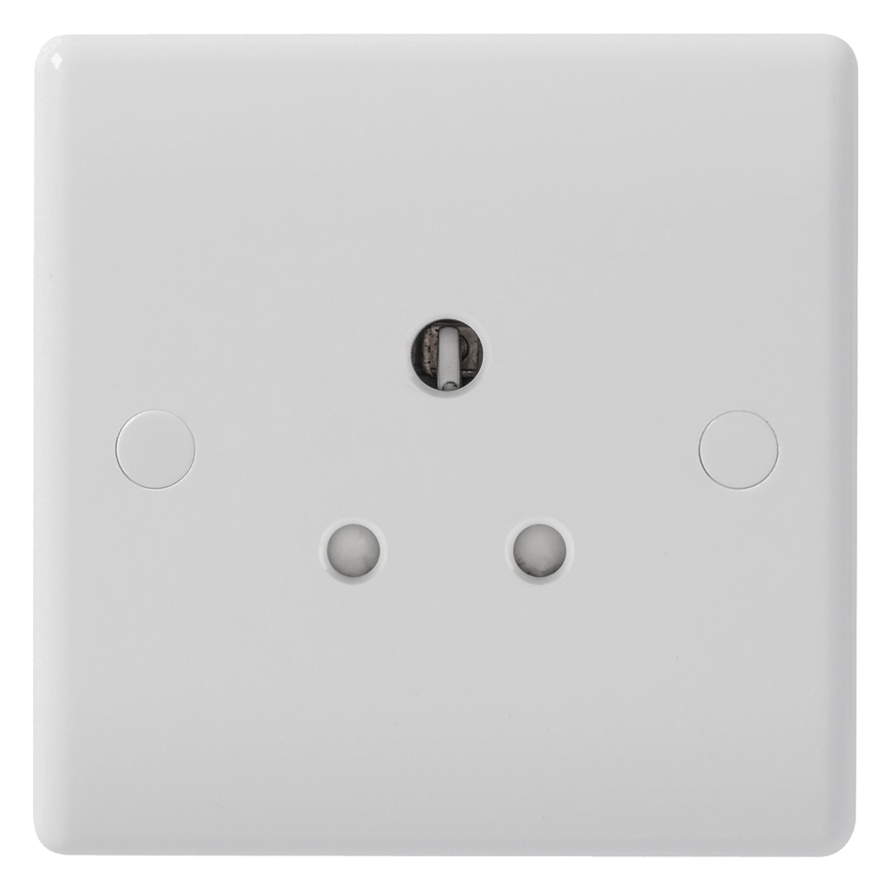 Image of Avenue Contour Unswitched Socket 1 Gang 13A White