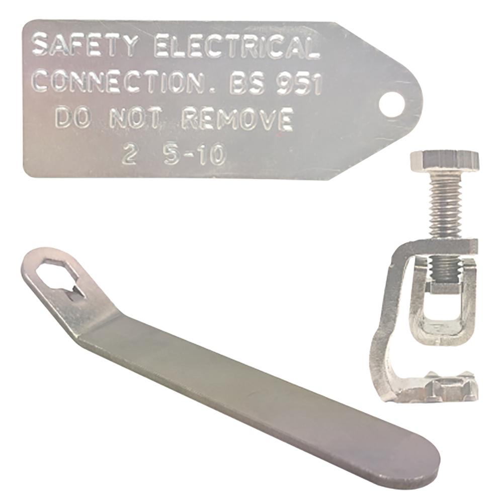 Image of Avenue Earth Clamp Set 10x Clamps 10x Ties 10x Labels