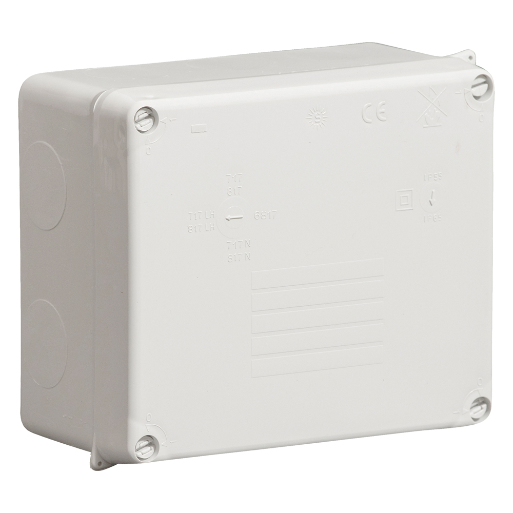 Image of Avenue Weatherproof Adaptable Box 165x145x84mm IP66 Grey