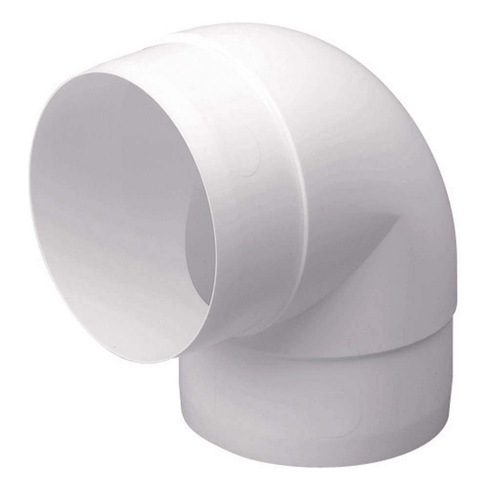 Image of Avenue 90 Degree Horizontal Round Ducting Bend 4 Inch