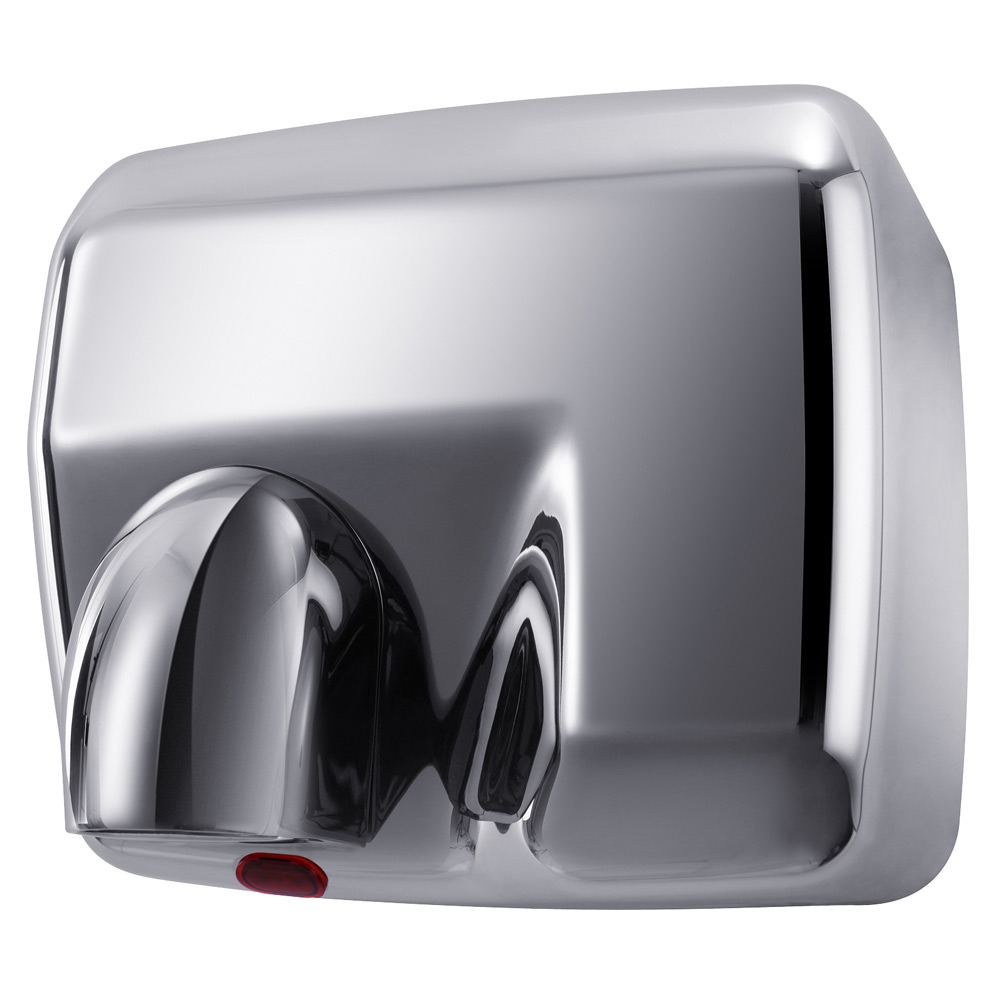 Image of Avenue 2.4kW Hand Dryer with Automatic Controls White Metal