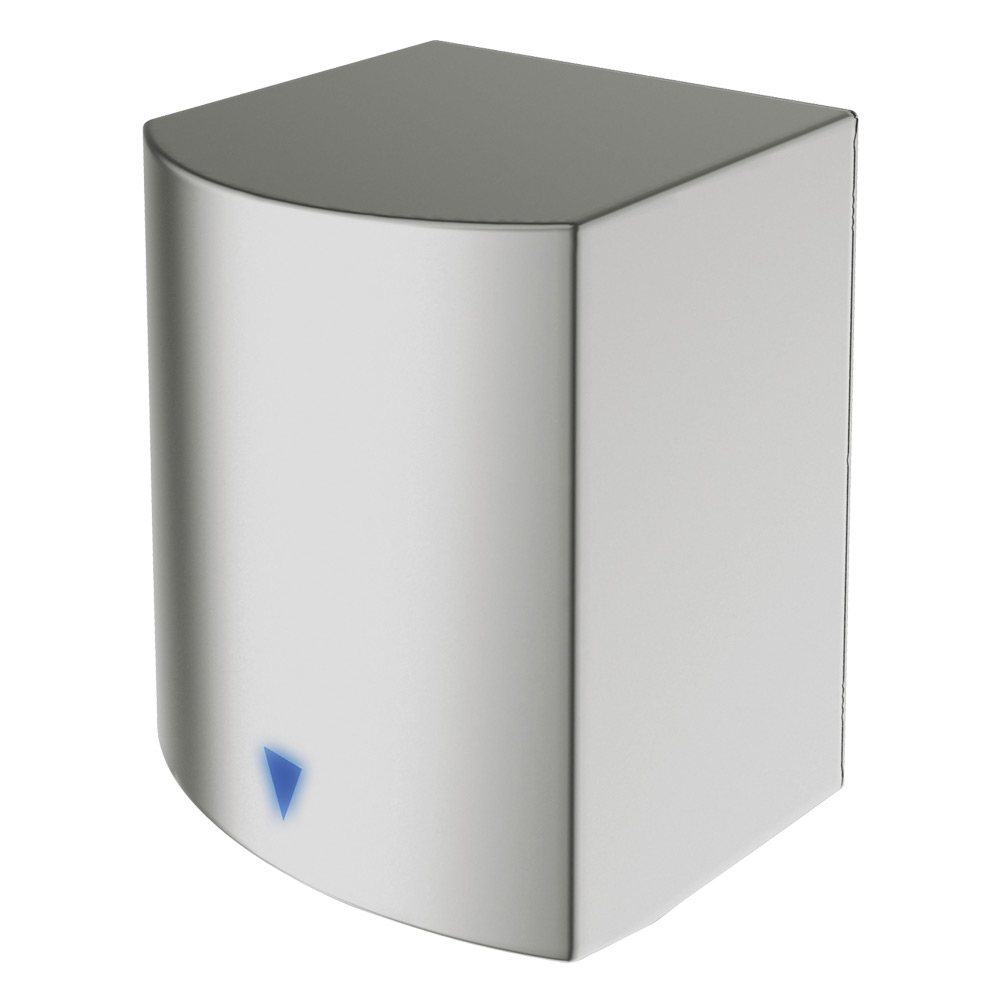 Image of Avenue 1.6kW Fast Hand Dryer Automatic Eco Friendly Satin Steel
