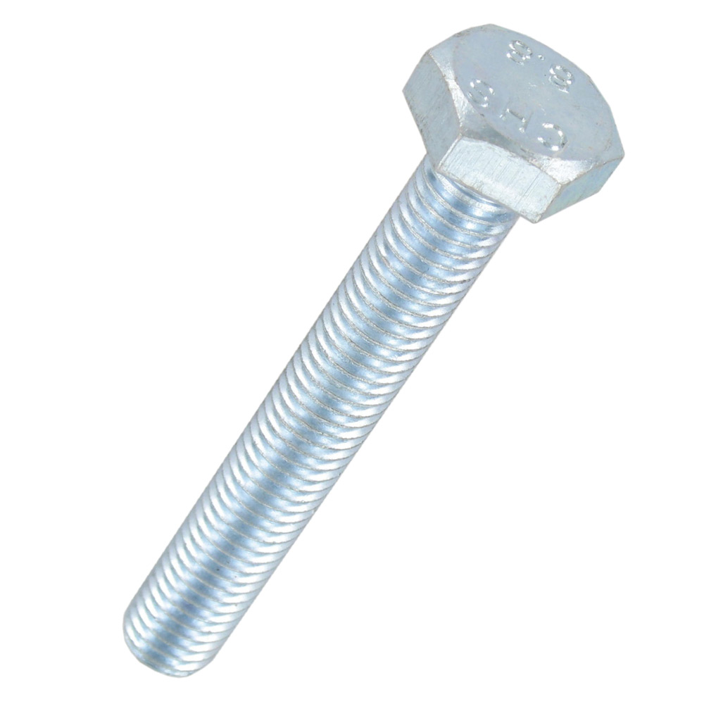 Image of Avenue Hex Head Bolt M10 x 20.0mm Bright Zinc Plated Steel Each