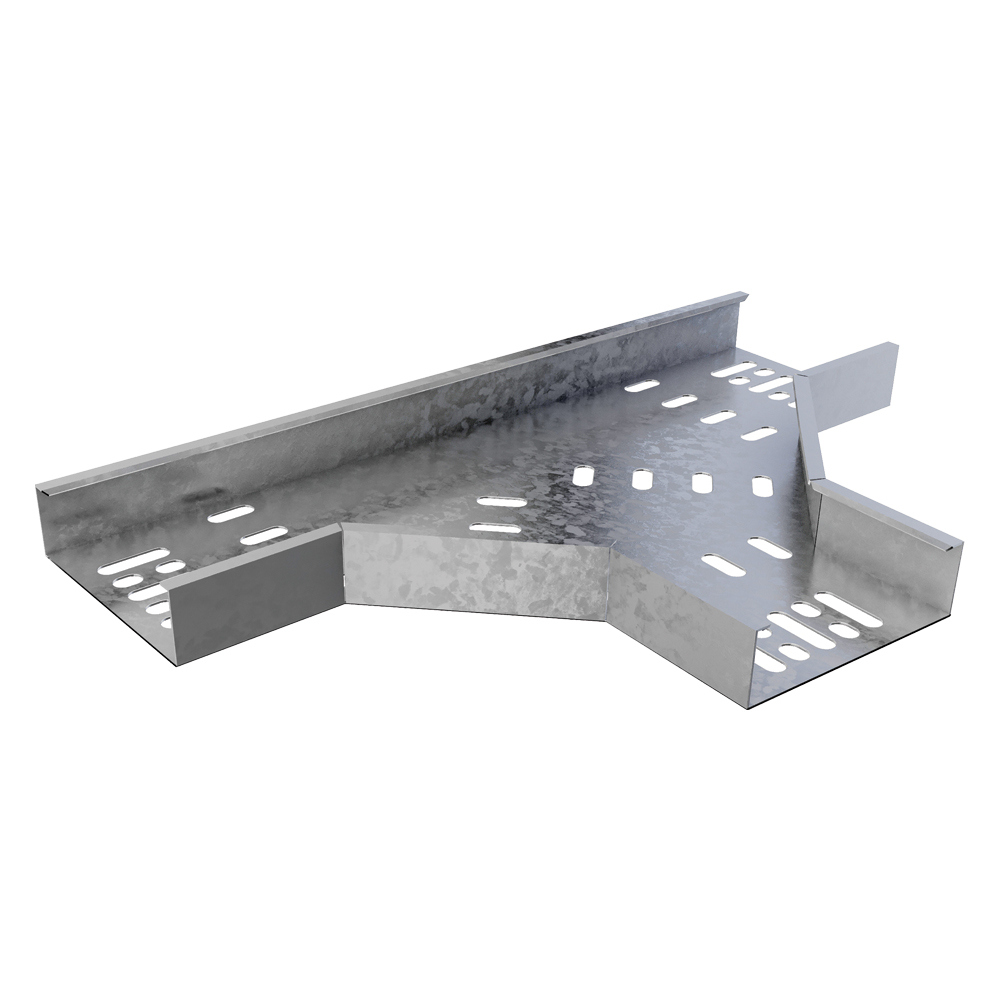 Image of Avenue 75mm Cable Tray Flat Tee Medium Duty Metal
