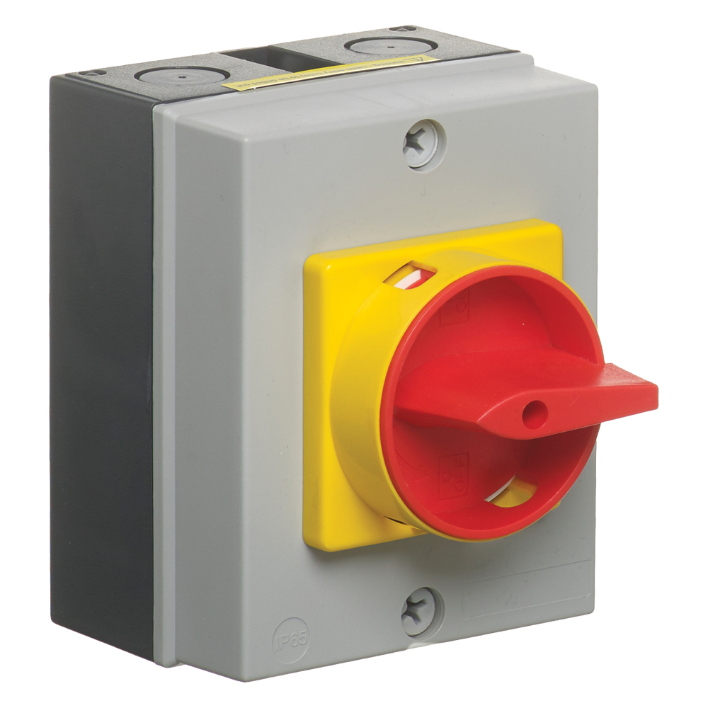 Image of Avenue Rotary Isolator Switch 32A 4 Pole 690V Insulated Waterproof IP65