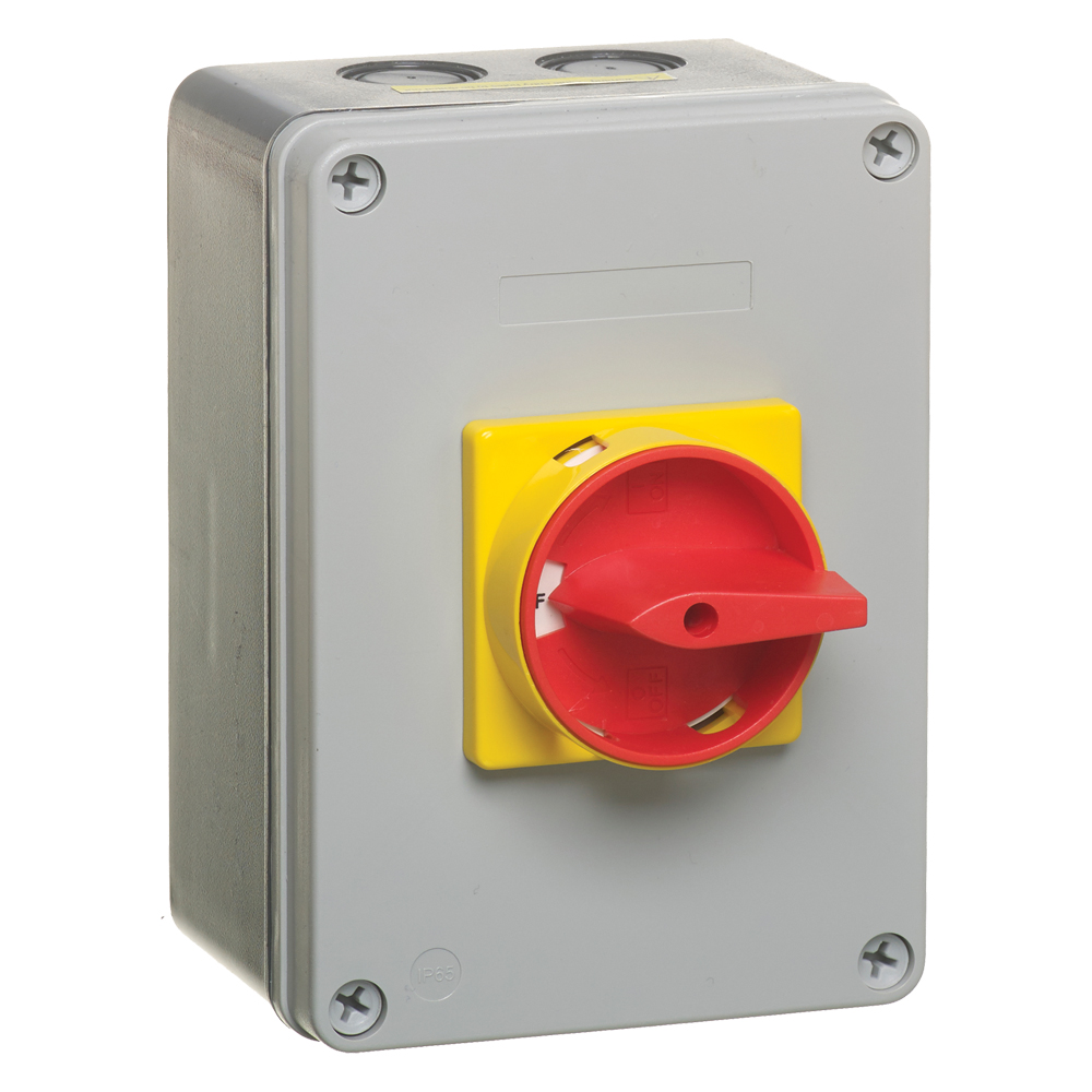Image of Avenue Rotary Isolator Switch 63A 4 Pole 690V Insulated Waterproof IP65
