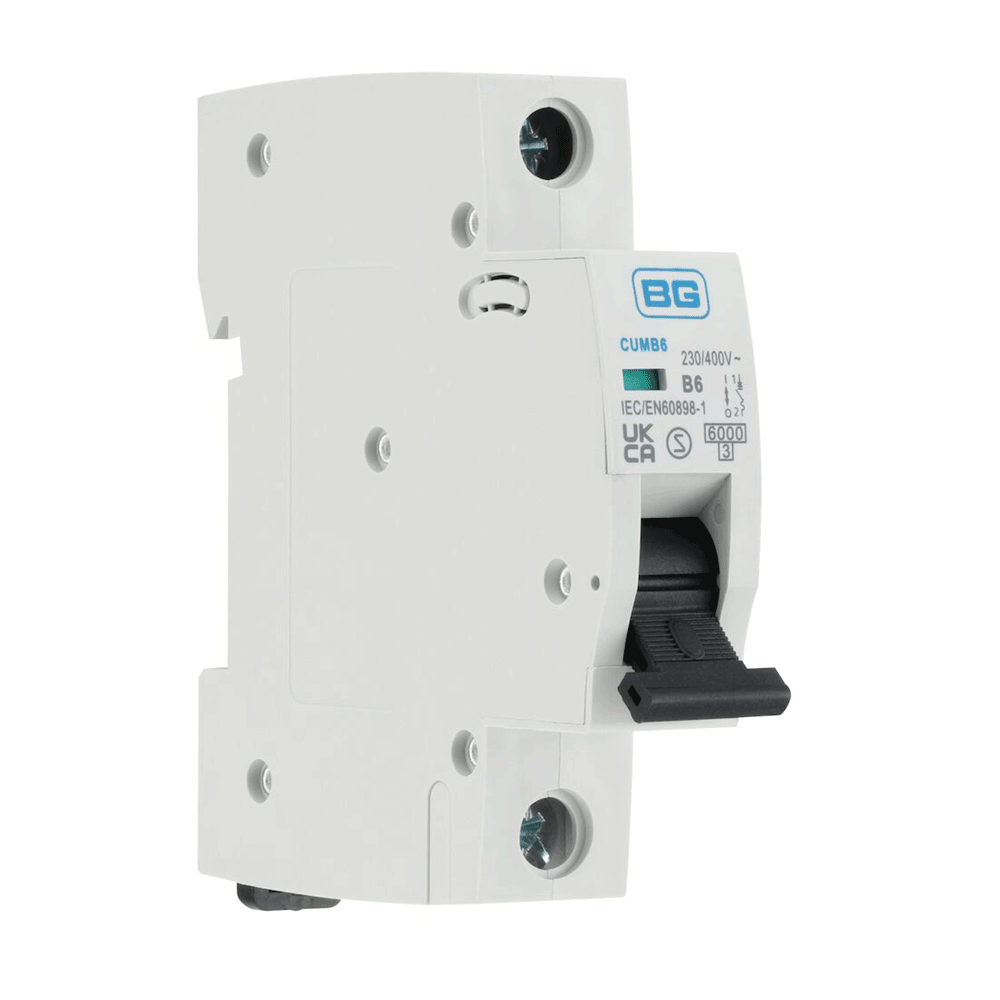 Image of BG CUMB50 50A MCB Type B Curve Single Pole 50kA Single Module
