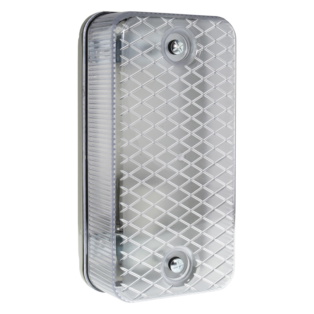 Image of Ansell A100PC Outdoor Bulkhead Light with Polycarbonate Diffuser ES (E27) IP65