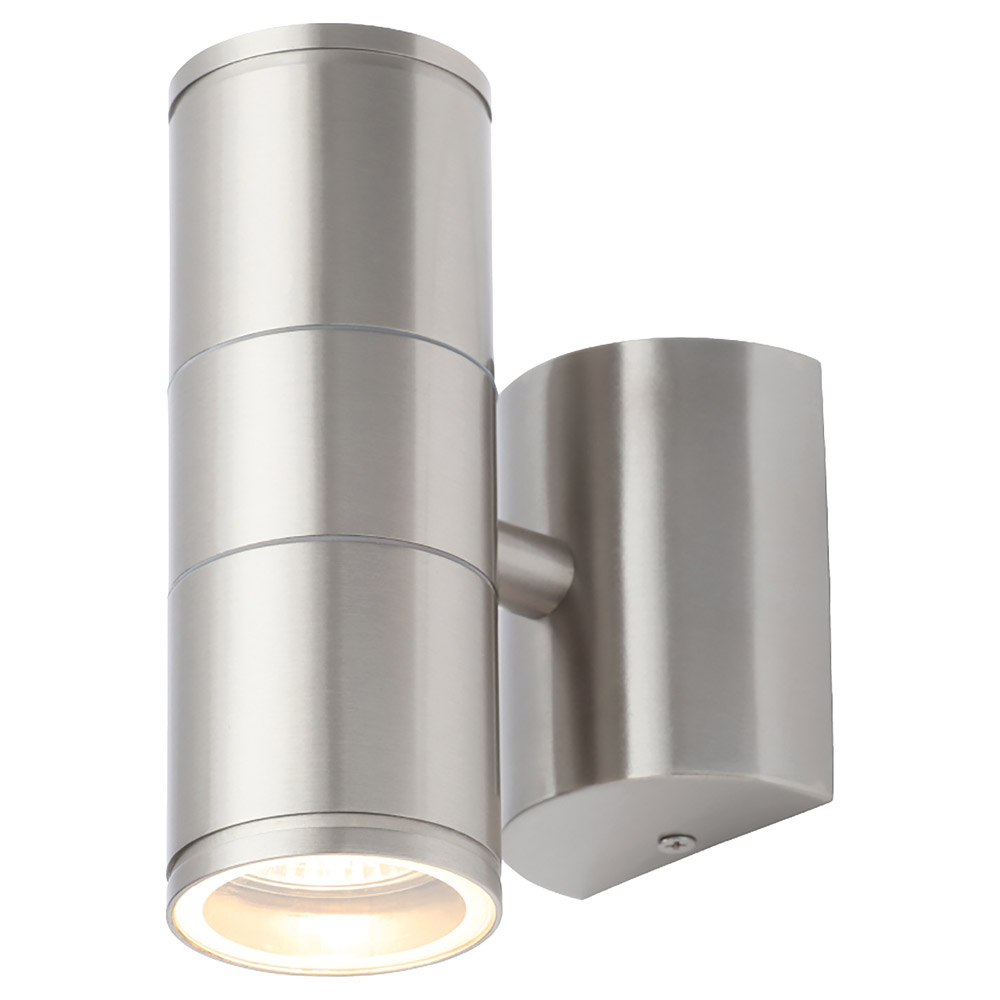 Image of Coast Islay Up and Down GU10 Spotlight Wall Light Stainless Steel