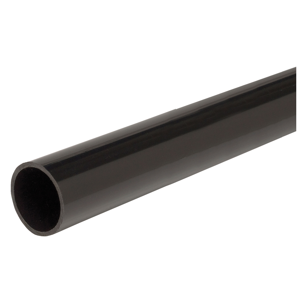 Image of Marshall Tufflex CR6BL 20mm Plastic Conduit Black 3M Length Heavy Gauge