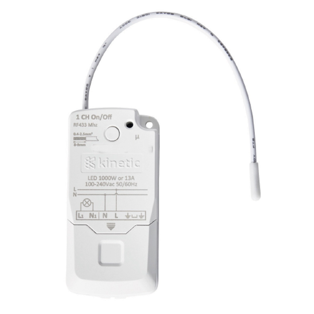 Image of Forum Kinetic CUL-44552 Slimline Switch and RF Receiver Starter Kit