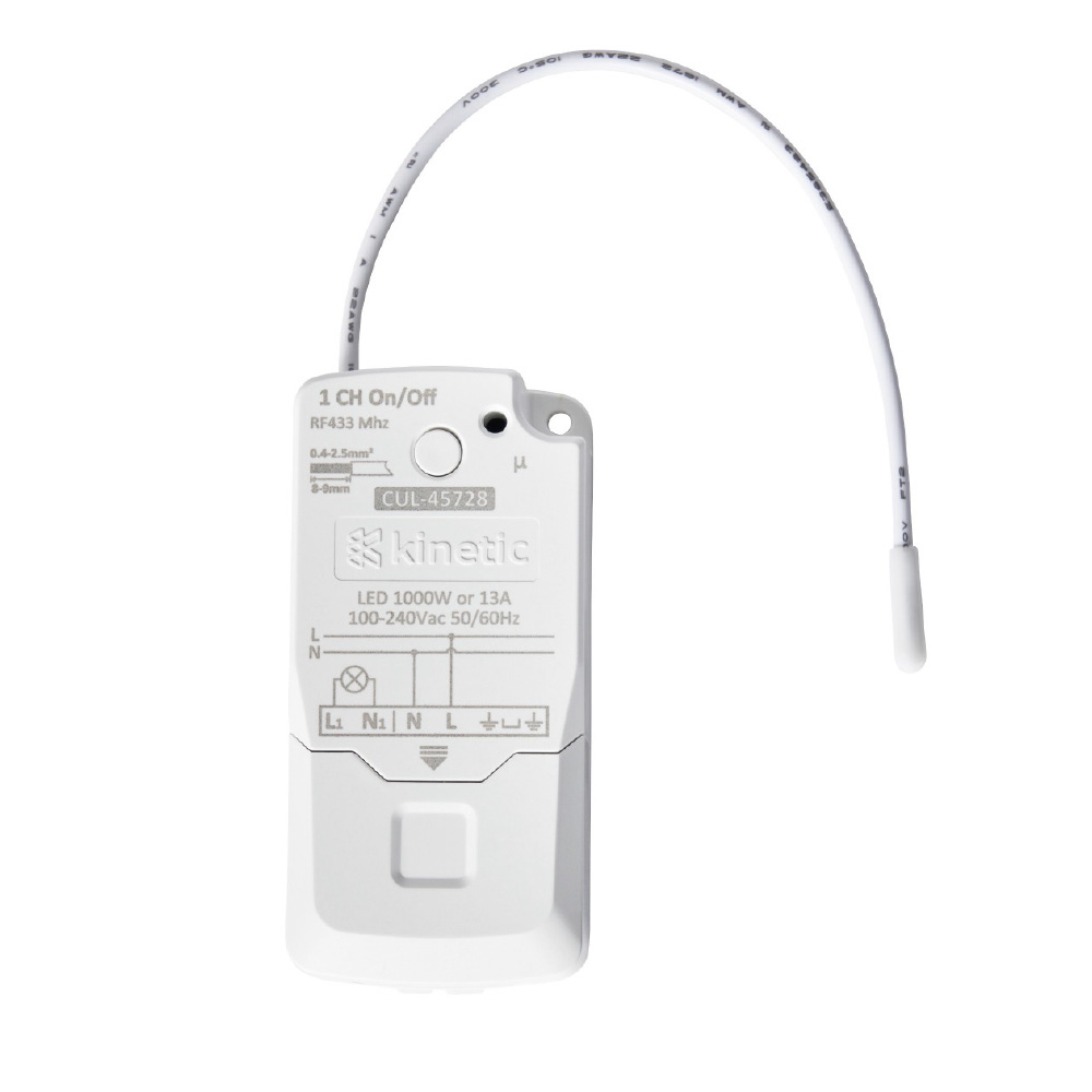 Image of Forum Kinetic CUL-44552 Slimline Switch and RF Receiver Starter Kit