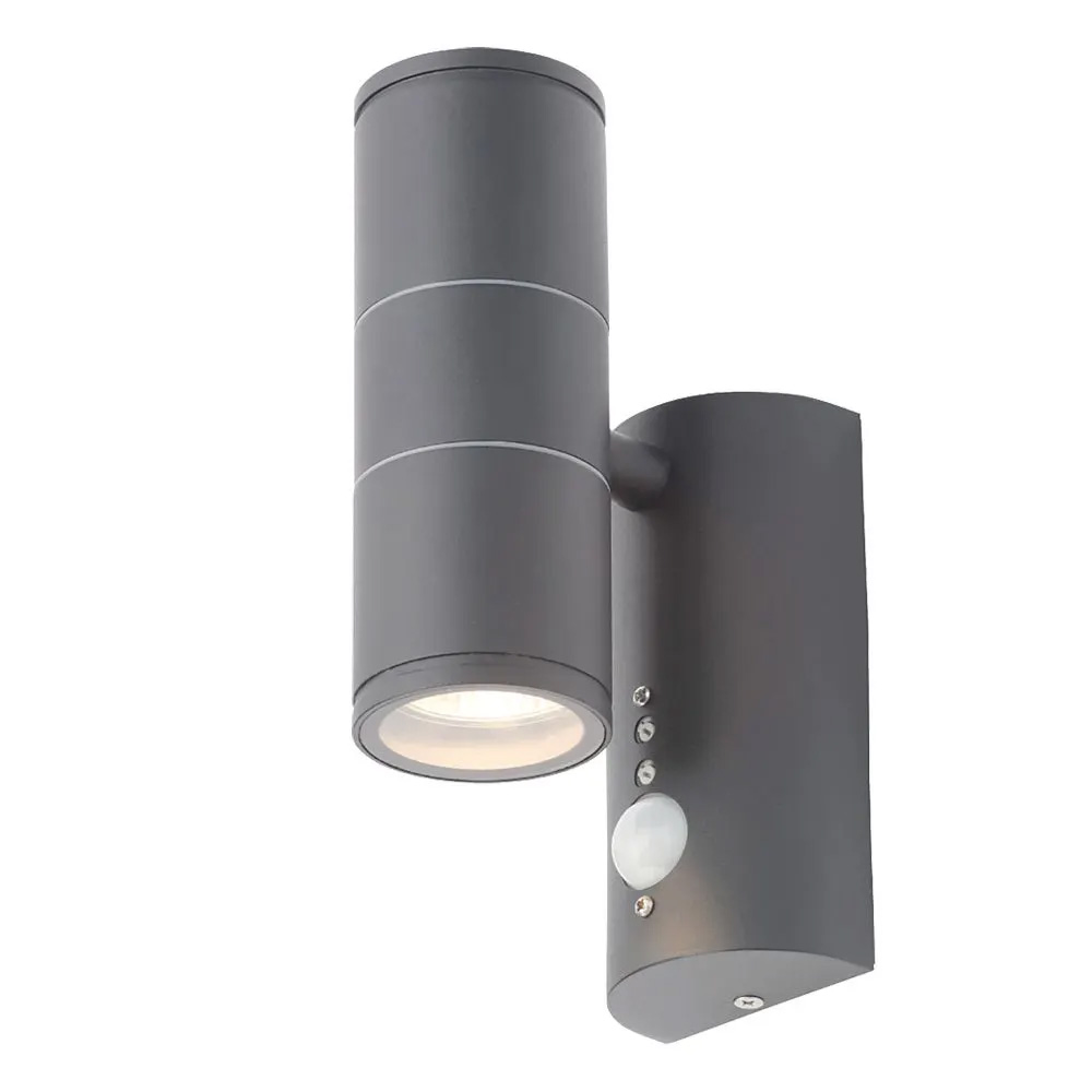 Image of Forum Islay Up & Down Outdoor Spotlight PIR Sensor Anthracite
