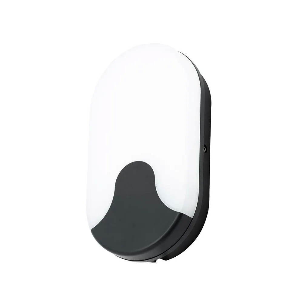 Image of Avenger Outdoor Rectangle 10W LED Bulkhead Light 1090lm 4000K Black Opal IP65