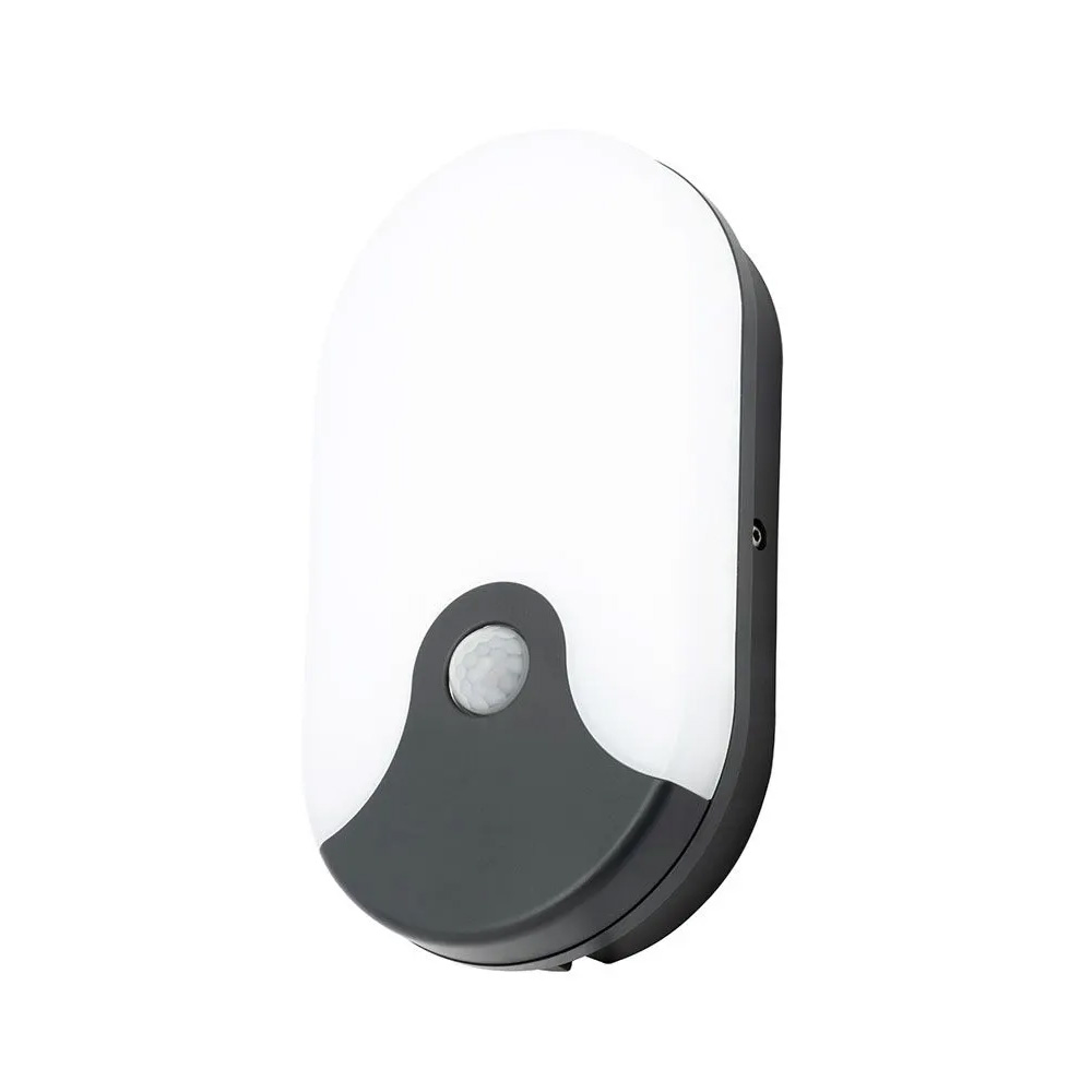 Image of Avenger Outdoor Rectangle 10W LED Bulkhead Light 1090lm 4000K Black Opal IP65