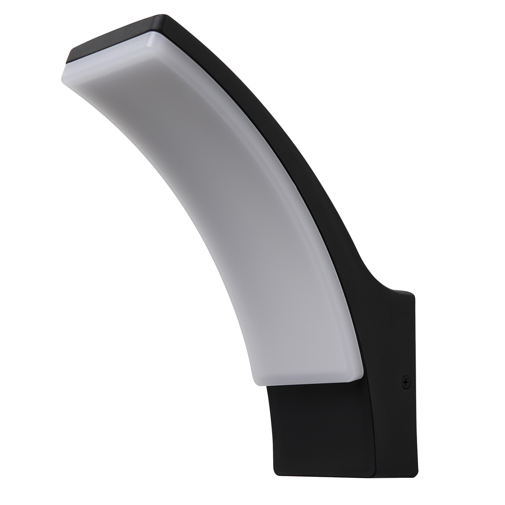 Images of Coast Batsu LED Curved Outdoor Wall Light Black
