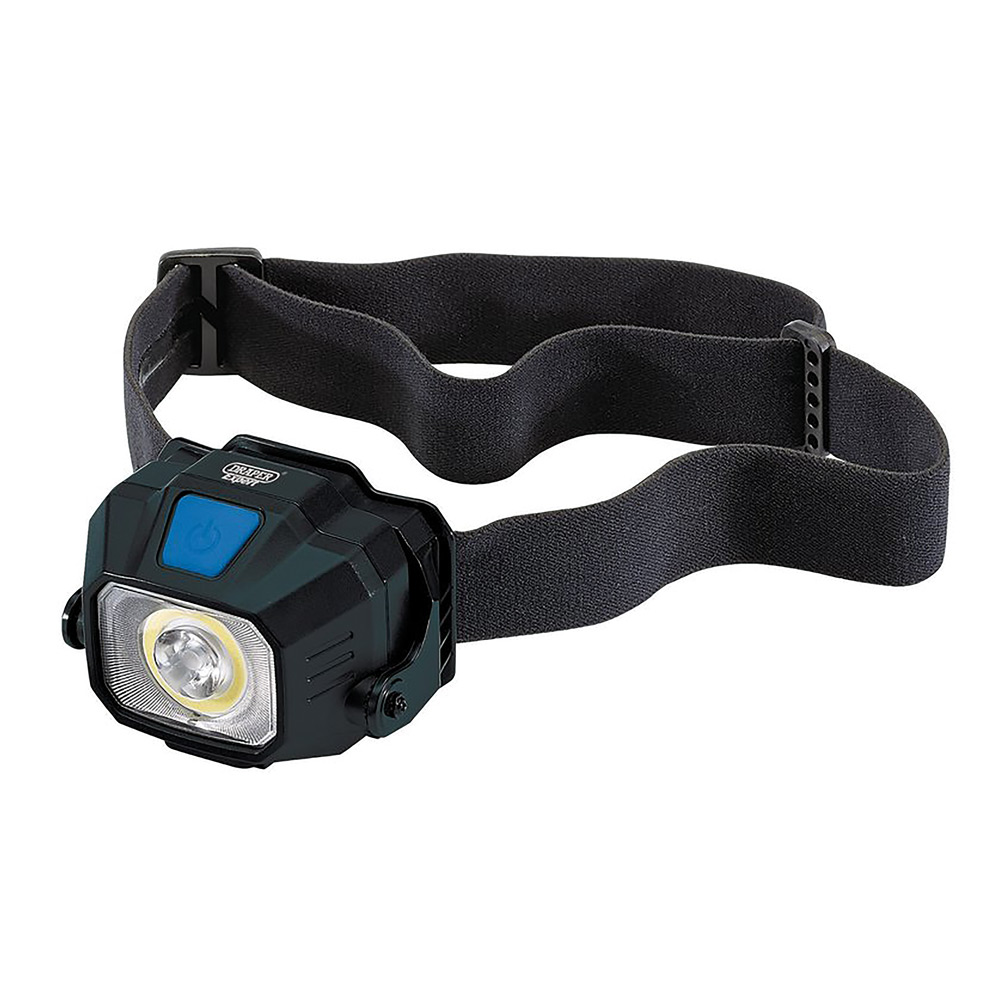 Image of Draper 65689 6W Wireless USB COB LED SMD Rechargeable Head Torch