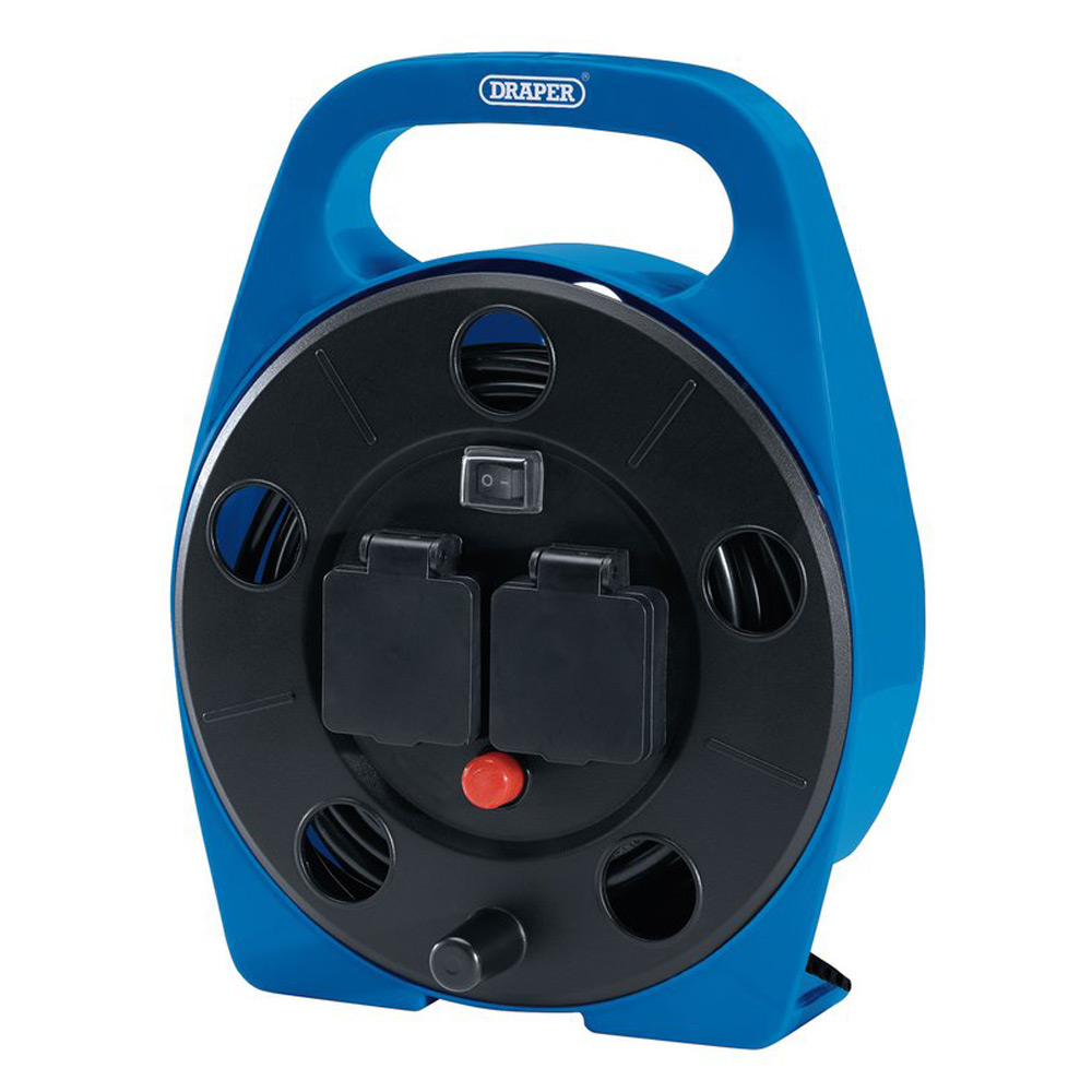 Image of Draper 99294 2 Way Cable Reel with LED Worklight 10M IP44