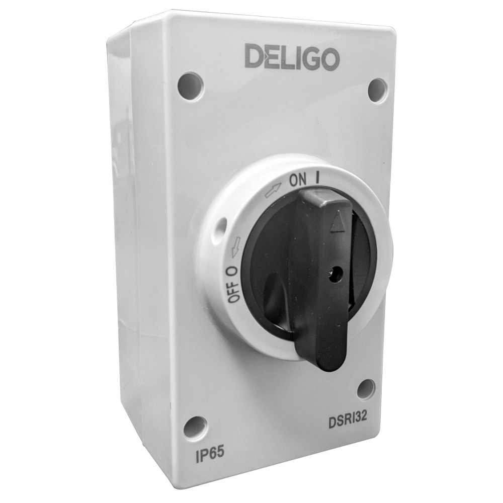 Image of Deligo Solar Rotary Switch 32A 4 Pole Switch