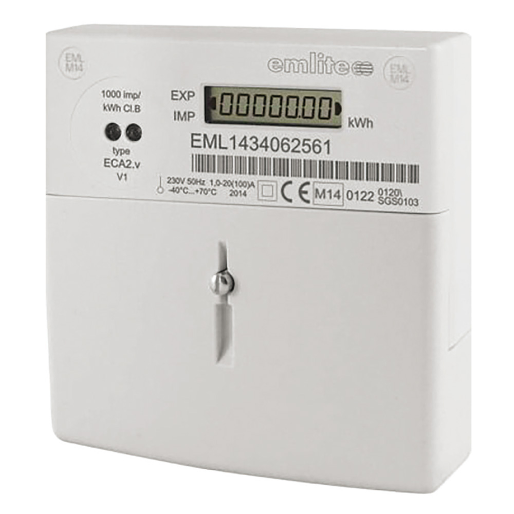 EMLITE MID Single Phase Import kWh Digital Meter