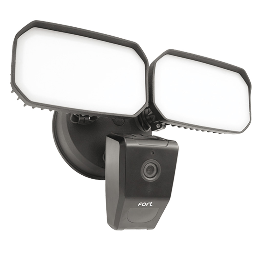 ESP 25W Fort Smart Security Floodlight Camera Black
