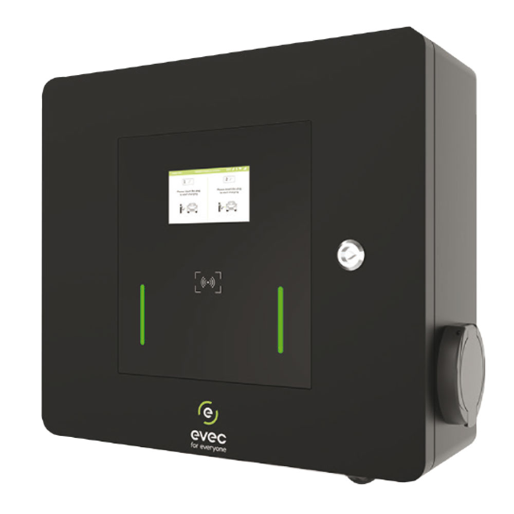 EVEC vecSPRINT EV Charger Pedestal 22kW Type 1 Socket ESP02