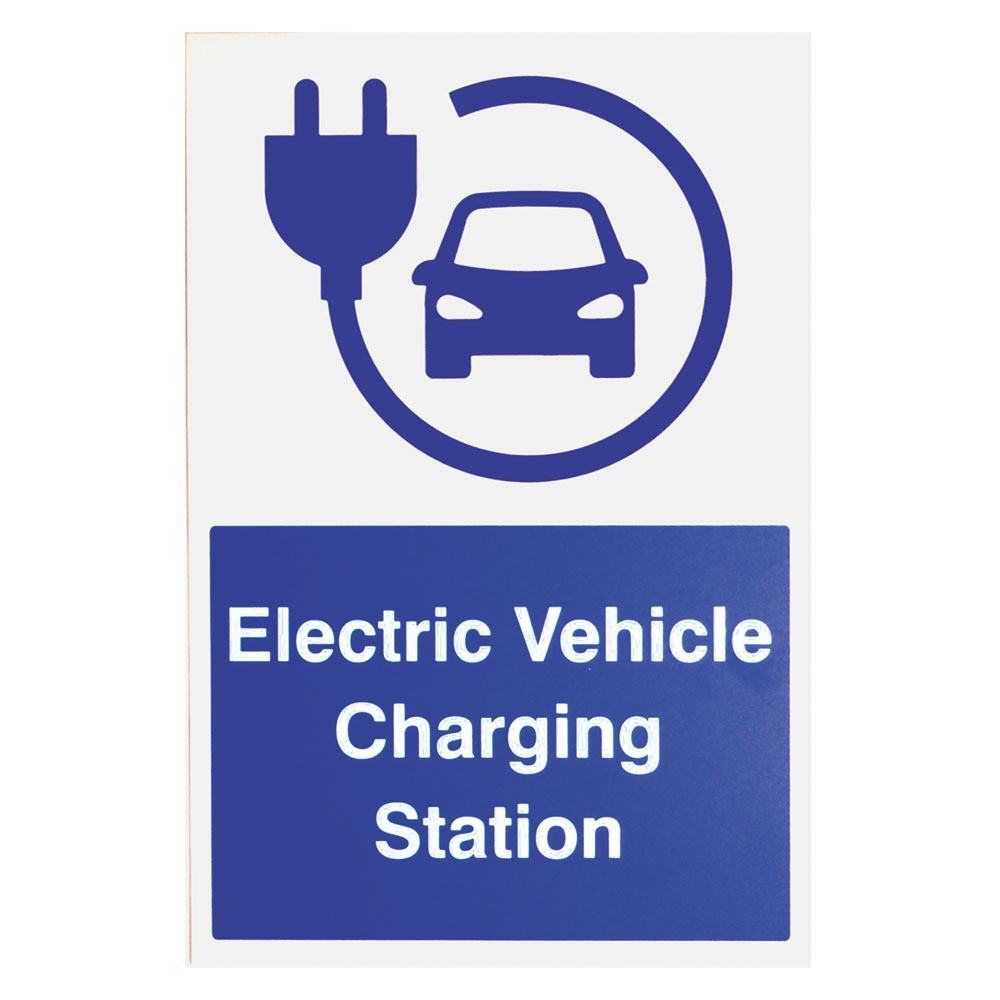 Image of Electric Vehicle Charging Station Rigid Sign 300mm x 400mm 