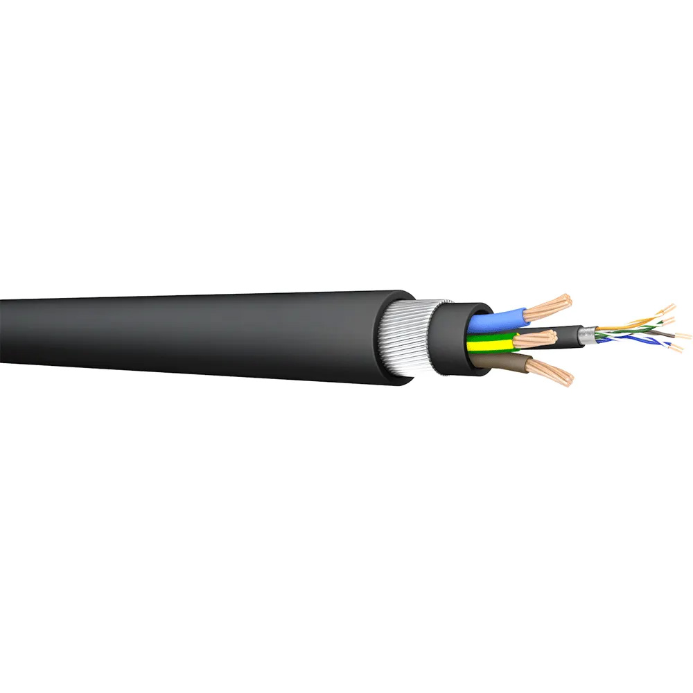 Image of Prysmian EV Cable 4mm 3 Core SWA CAT5 1M