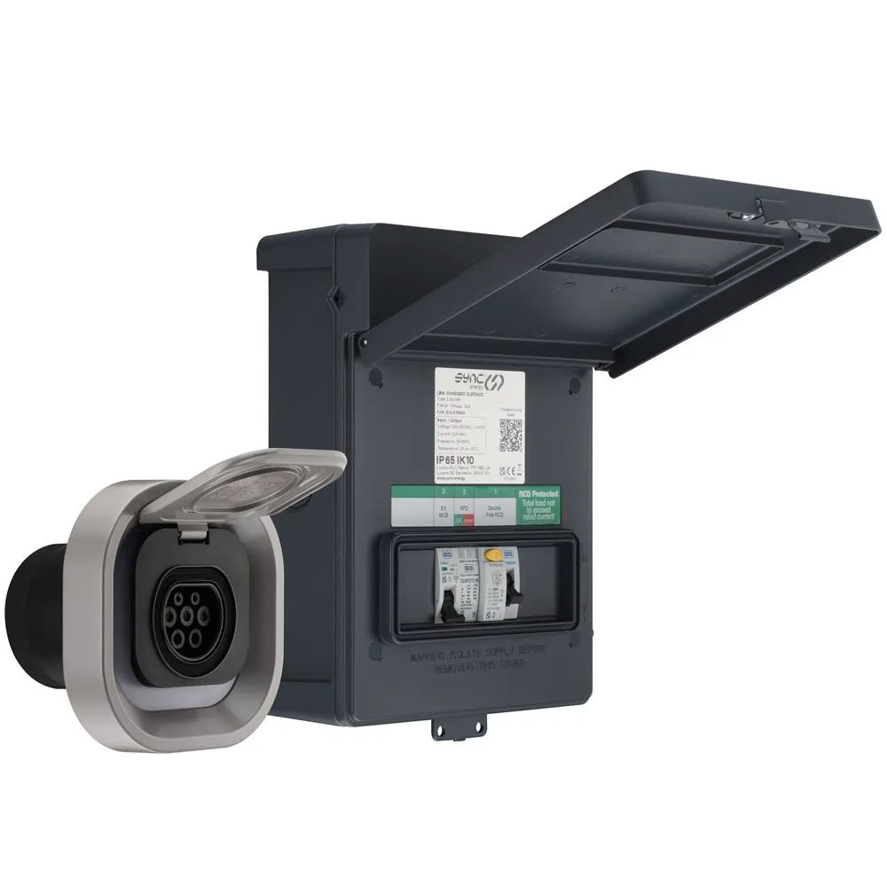 Image of Myenergi 3AS07TG Zappi Glo EV Charger Untethered Type 2 7kW Single Phase Black 1