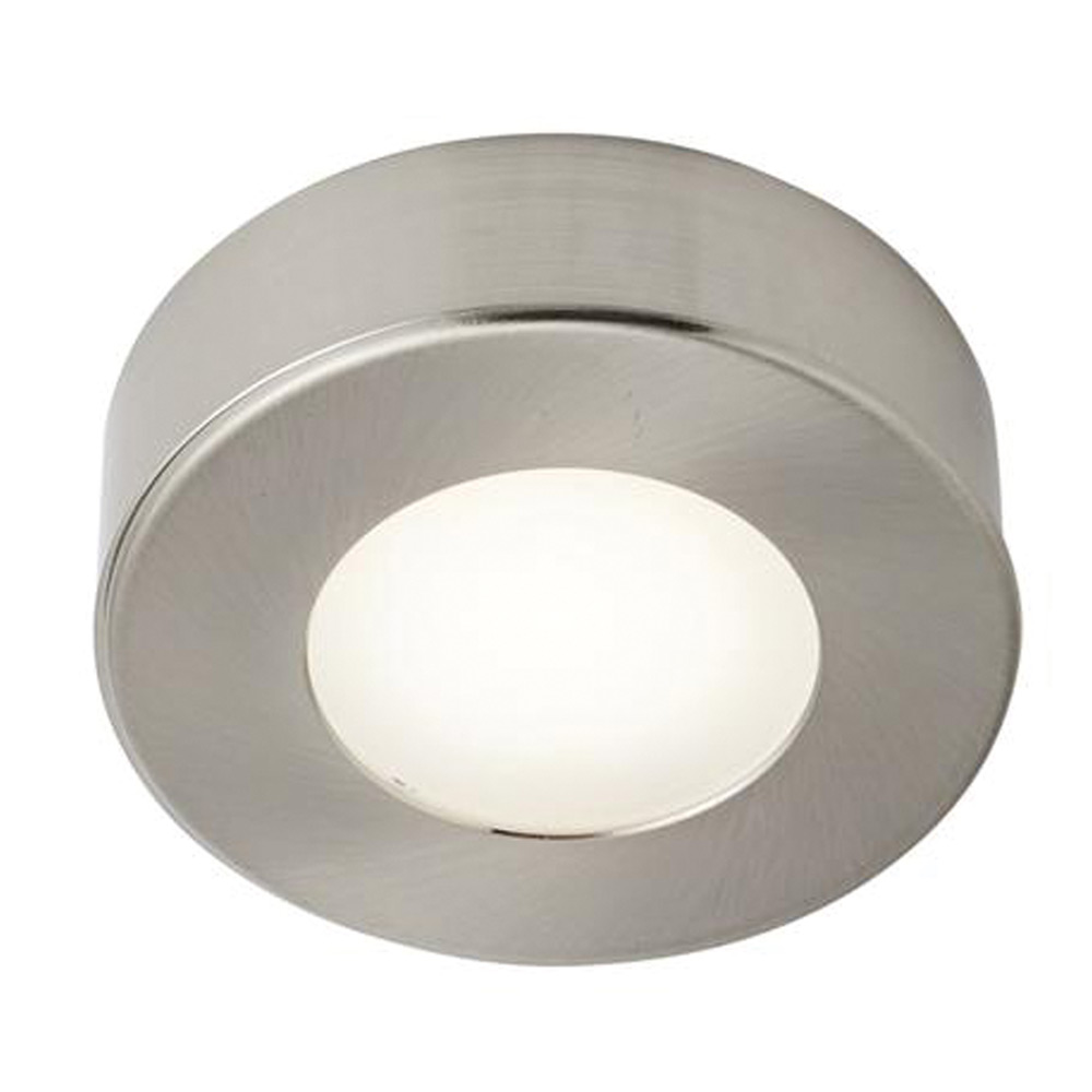 Image of Forum Argi LED Round Under Cabinet Light 180lm 3W CCT Satin Nickel