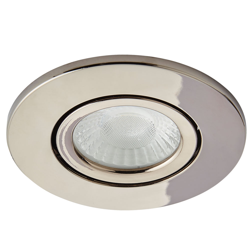 Image of Forum Como LED Fire Rated Dimmable Downlights 5W Tilt 4000K Polished Chrome
