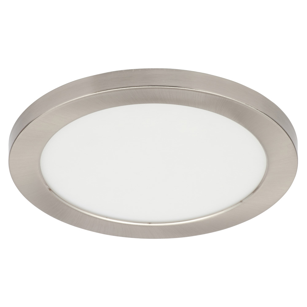 Image of SPA Tauri Slimline LED Bathroom Ceiling Light Optional Bezel 215mm