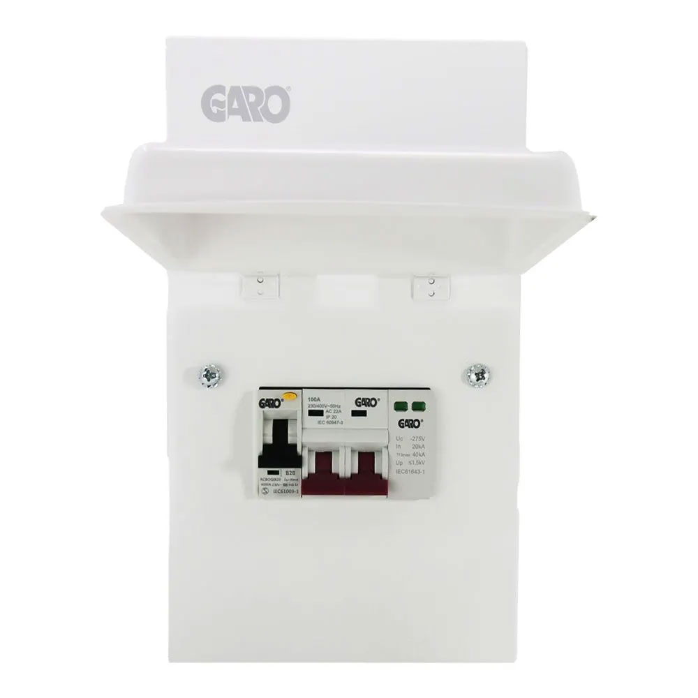 Image of BG Electric CFUEV2 Electric Vehicle Consumer Unit Type 2 100A SPD IP20