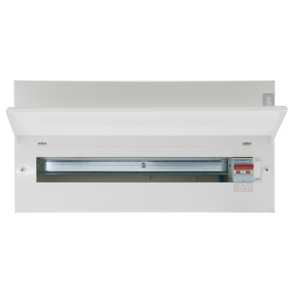 Image of Hager VML120 Main Switch Incomer Consumer Unit 20 Ways